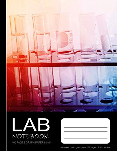 Immagine dell'editore per Lab Notebook 100 Pages Graph Paper 8.5x11 venduto da Revaluation Books