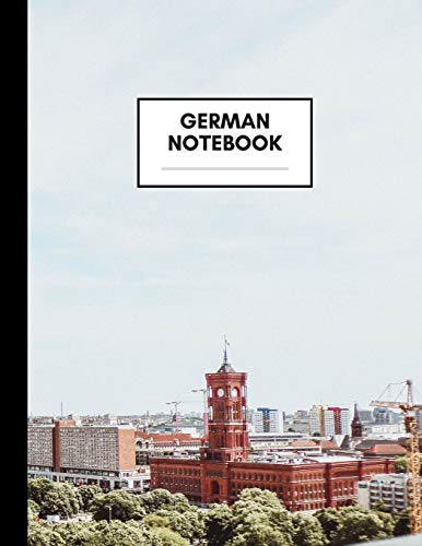 Stock image for German Notebook: Composition Book for German Subject, Large Size, Ruled Paper, Gifts for German Language Students and Teachers for sale by Ergodebooks