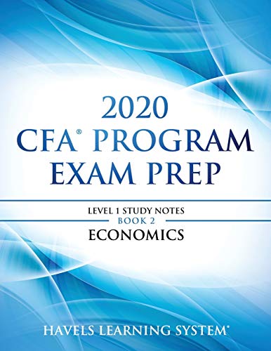 Beispielbild fr 2020 CFA Program Exam Prep Level 1: 2020 CFA Level 1, Book 2: Economics zum Verkauf von Ammareal