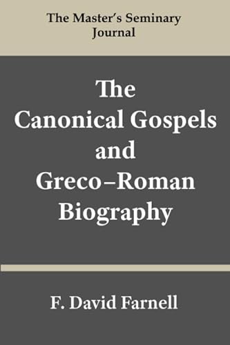 Imagen de archivo de The Canonical Gospels and Greco "Roman Biography a la venta por ThriftBooks-Atlanta