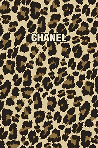Duke Stærk vind tung Chanel: Personalized Notebook - Leopard Print (Animal Pattern). Blank  College Ruled (Lined) Journal for Notes, Journaling, Diary Writing.  Wildlife Theme Design with Your Name - Personalized Notebooks, Namester:  9781694525826 - AbeBooks
