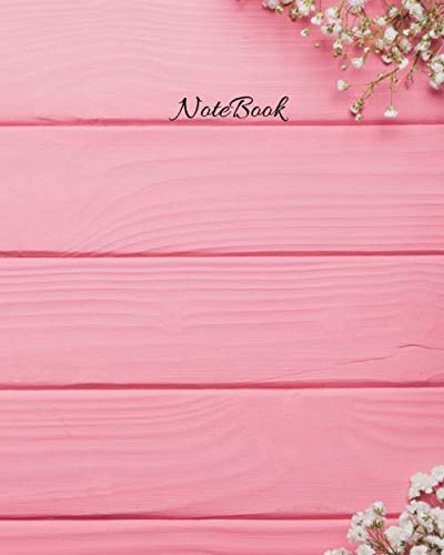 Imagen de archivo de Flowers Notebook, pink: Notebook pink (Composition Book, Journal) (8 x 10 Large) a la venta por Revaluation Books