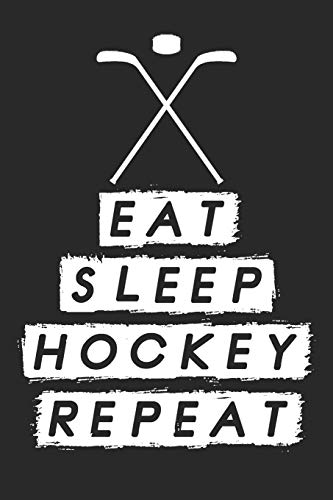 Stock image for Eat Sleep Hockey Repeat: Dot Grid Notebook (6x9 inches) with 120 Pages for sale by Lucky's Textbooks