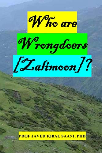Stock image for Who are Wrongdoers [Zalimoon]? for sale by Revaluation Books
