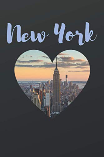 Stock image for New York: Journal Daily Travel Notepad New York City Heart And Skyline Of Souvenirs (120 Linear Pages For Writing) for sale by SecondSale
