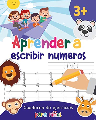 Libros De Aprendizaje Para Niños De 4 Años (Completa La Secuencia De  Números) de Santiago, Garcia 978-1-83942-438-0