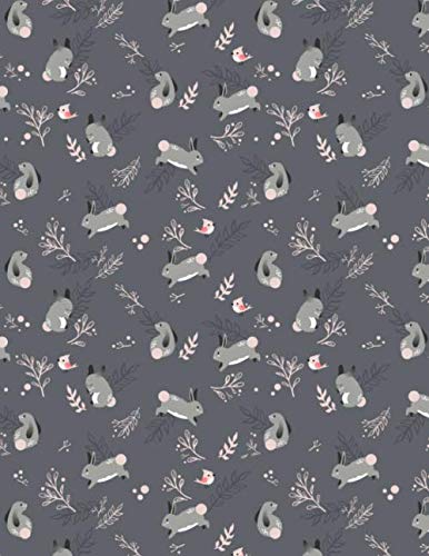 Imagen de archivo de Bunny Meadow Dot Grid Journal: Large notebook (8.5 x 11 inches) - 120 Dot Grid Pages - Rabbit pattern journal a la venta por Revaluation Books
