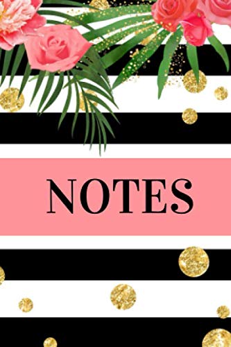 Stock image for Notes: Mini Pocket Size On the Go Notebook. Stripe and Floral Design Note Pad in a Convenient, Travel Friendly, Purse Sized Softcover Memo Book for sale by Revaluation Books