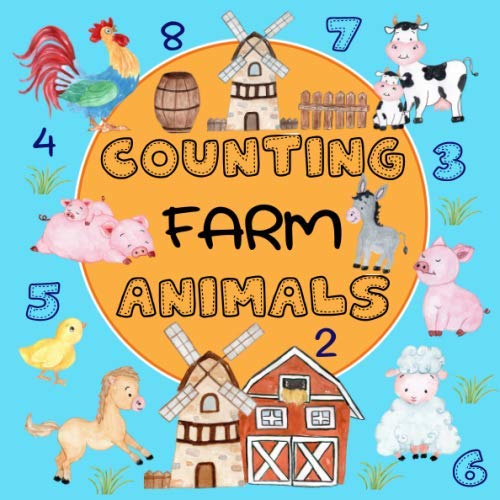 Stock image for Counting Farm Animals: Counting Book For Kindergarten: Lots of Fun for Girls and Boys (Puzzle Book for Kids and Toddlers) for sale by Revaluation Books