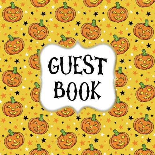 Stock image for Halloween Pumpkin Guest Book: Halloween Guestbook + Gift Log | Pumpkin Theme Party, Baby Shower, Wedding, Birthday Memory Sign In Keepsake Guest Book | Orange Pumpkin Pattern Cover for sale by Revaluation Books