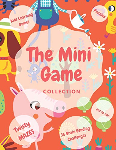 Imagen de archivo de The Mini Games Collection: Puzzles | Twisty Mazes | Dot-to-dot Fun For Kids | Learning Games For Kids a la venta por Save With Sam