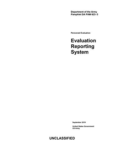 Beispielbild fr Department of the Army Pamphlet DA PAM 623-3 Evaluation Reporting System September 2019 zum Verkauf von Buchpark