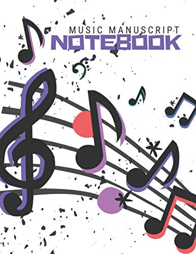 Imagen de archivo de Music Manuscript Notebook: Blank Sheet Music For Kids a la venta por Revaluation Books
