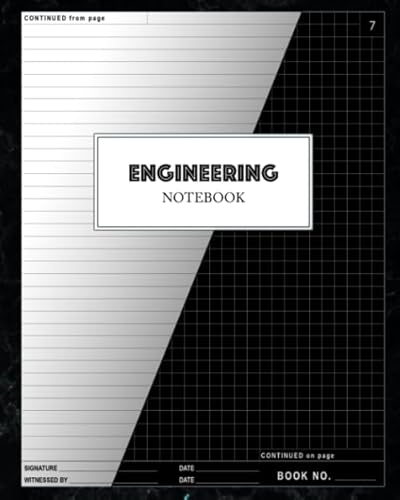 9781697146936: Engineering Notebook: Engineer Lab Quadrille Graph Paper with Alternating Lined Ruled Pages for Laboratory Work: 100 Pages Professional Layout 8" x 10" (Notebooks for Students)