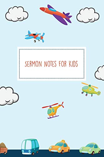 Beispielbild fr Sermon Notes for Kids: Cars, Airplanes, and Helicopters zum Verkauf von SecondSale