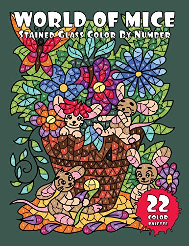 ANIMAL STENCILS Color By Number: Activity Coloring Book for Adults