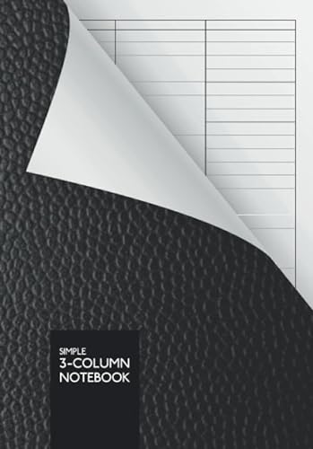 Stock image for Simple 3-Column Notebook: DIN A5 | 110 Pages | Perfect Binding | Durable Softcover | Lined With 3-Column Template for sale by ThriftBooks-Atlanta