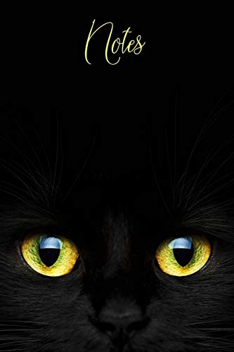 Beispielbild fr Notes: Black Cat Notebook Journal with Yellow Eyes Design|Wide-Ruled| 120 pages| Glossy Cover|Perfect Gift for Halloween, Thanksgiving or Fall . Ideas, School, To-Do-List,Creative Ideas zum Verkauf von Ergodebooks