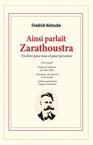 Beispielbild fr Ainsi parlait Zarathoustra: un livre pour tous et pour personne zum Verkauf von Revaluation Books