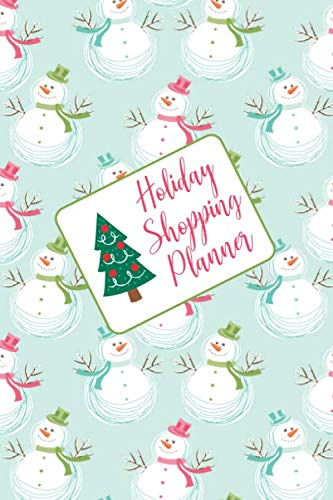 Stock image for Holiday Shopping Planner: Cute Snowman Cover Notebook for sale by Revaluation Books