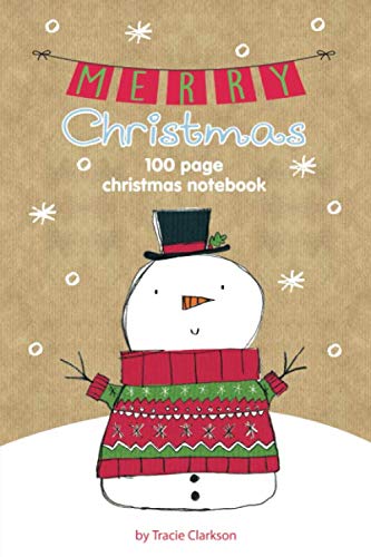 Beispielbild fr Christmas "Merry Christmas" Snowman Notebook: 6x9 Festive Snowman Writing Pad with 100 College Ruled Pages zum Verkauf von Revaluation Books
