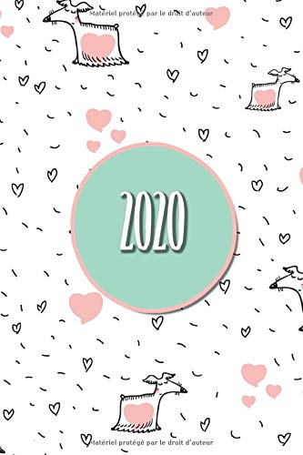 Stock image for 2020: Agenda 2020 scolaire chien |Beau chien calendrier pour 2020! Avec 12 mois format journalier A5 - planificateur for sale by Revaluation Books