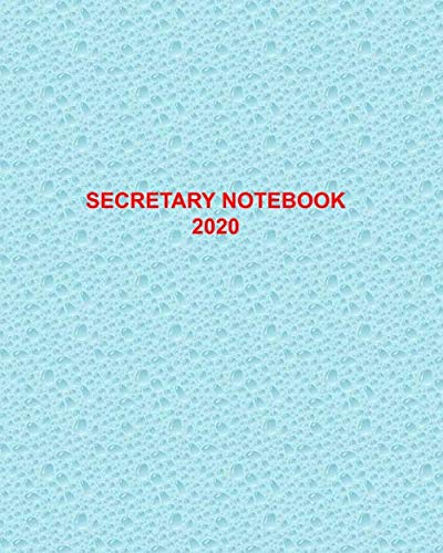 Stock image for Secretary Notebook for Meetings I Paperback I 8" x 10" I 100 pages for sale by Revaluation Books