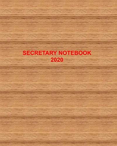 Stock image for Secretary Notebook for Meetings I Paperback I 8" x 10" I 100 pages for sale by Revaluation Books