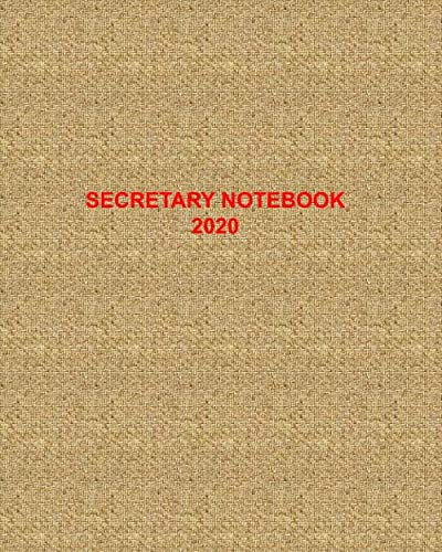 Stock image for Secretary Notebook for Meetings I Paperback I 8" x 10" I 100 pages for sale by Revaluation Books