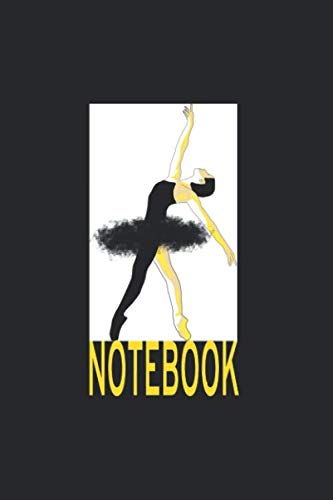 Stock image for Ballerina Notebook: Dancer, Black and White (Simple Notebook, Journal, Diary, 110 Pages, Lined, 6 x 9) for sale by Revaluation Books