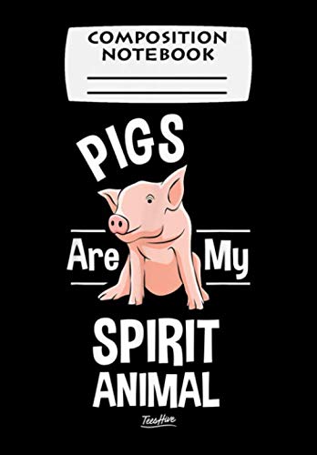 Beispielbild fr Composition Notebook: Pigs Are My Spirit Animal Pig Farmer Funny Pig Lover, Journal 6 x 9, 100 Page Blank Lined Paperback Journal/Notebook zum Verkauf von Revaluation Books