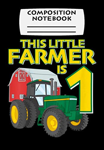 Beispielbild fr Composition Notebook: Kids 1 Year Old Green Farm Tractor Birthday Party Farmer 1st Gift, Journal 6 x 9, 100 Page Blank Lined Paperback Journal/Notebook zum Verkauf von Revaluation Books