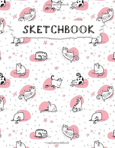 Stock image for Sketchbook: Cats and Kittens Pattern Practice Drawing, Paint, Write, Doodle, Large Blank Pages 8.5 x 11 for Notes, Sketching, Creative Diary, Manga and Journal (Volume 3) for sale by Ergodebooks