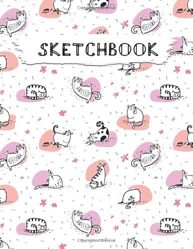 Stock image for Sketchbook: Cats and Kittens Pattern Practice Drawing, Paint, Write, Doodle, Large Blank Pages 8.5 x 11 for Notes, Sketching, Creative Diary, Manga and Journal (Volume 10) for sale by Ergodebooks