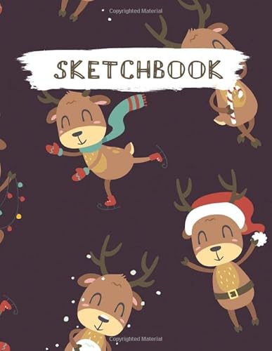 Stock image for Sketchbook: Christmas Pattern Practice Drawing, Paint, Write, Doodle, Large Blank Pages 8.5 x 11 for Notes, Sketching, Creative Diary, Manga and Journal (Volume 2) for sale by Ergodebooks