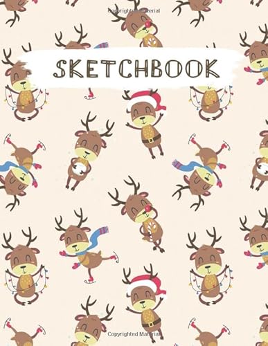 Stock image for Sketchbook: Christmas Pattern Practice Drawing, Paint, Write, Doodle, Large Blank Pages 8.5 x 11 for Notes, Sketching, Creative Diary, Manga and Journal (Volume 3) for sale by Ergodebooks