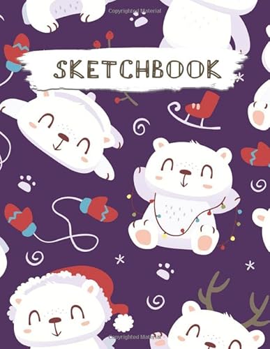 Stock image for Sketchbook: Christmas Pattern Practice Drawing, Paint, Write, Doodle, Large Blank Pages 8.5 x 11 for Notes, Sketching, Creative Diary, Manga and Journal (Volume 20) for sale by Ergodebooks