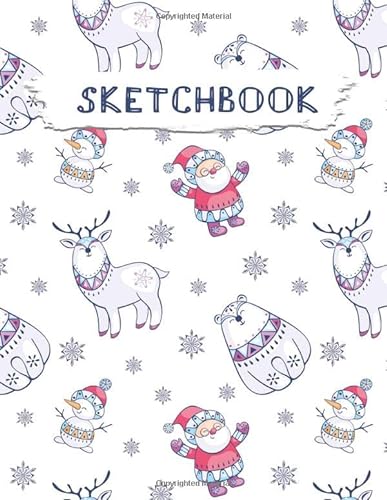 Stock image for Sketchbook: Christmas Pattern Practice Drawing, Paint, Write, Doodle, Large Blank Pages 8.5 x 11 for Notes, Sketching, Creative Diary, Manga and Journal (Volume 27) for sale by Ergodebooks