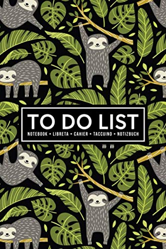 Beispielbild fr To Do List Notebook | Libreta | Cahier | Taccuino | Notizbuch: 100 Pages of To Do Lists with Space for Notes for Planning & Organizing Your Days: Sloth pattern 371-9 zum Verkauf von Revaluation Books