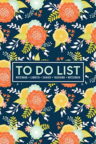 Beispielbild fr To Do List Notebook | Libreta | Cahier | Taccuino | Notizbuch: 100 Pages of To Do Lists with Space for Notes for Planning & Organizing Your Days: Orange & Mint Flowers 386-3 zum Verkauf von Revaluation Books