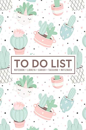 Beispielbild fr To Do List Notebook | Libreta | Cahier | Taccuino | Notizbuch: 100 Pages of To Do Lists with Space for Notes for Planning & Organizing Your Days: Cute Cactus on White 421-1 zum Verkauf von Revaluation Books
