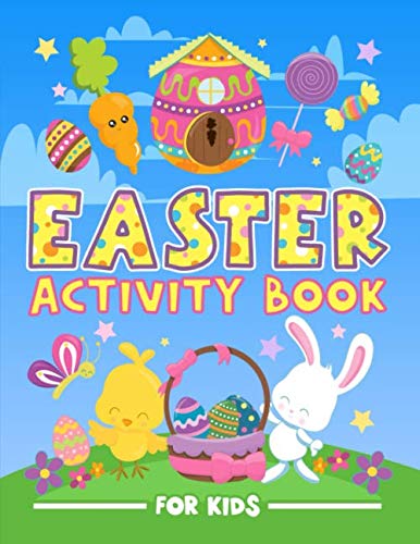 Stock image for Easter Activity Book for Kids: A Fun Workbook for Children Ages 3-10 with Mazes, Learn to Draw + Count, Word Search Puzzles, Seek Games, Coloring & More for sale by Bestsellersuk