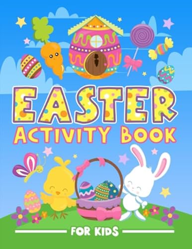 Stock image for Easter Activity Book for Kids: A Fun Workbook for Children Ages 3-10 with Mazes, Learn to Draw + Count, Word Search Puzzles, Seek Games, Coloring & More for sale by Books Unplugged