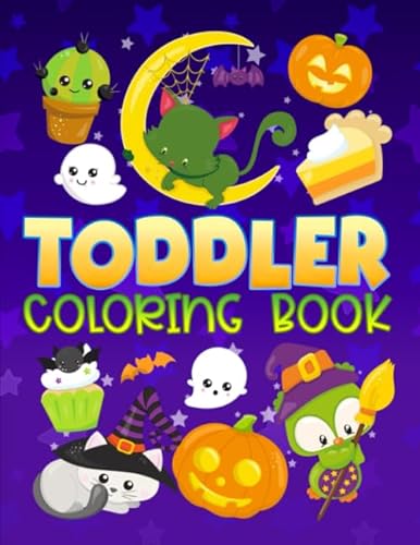 Imagen de archivo de Toddler Coloring Book: 30 Cute Halloween Illustrations to Color for Children Ages 1-3 a la venta por ThriftBooks-Atlanta