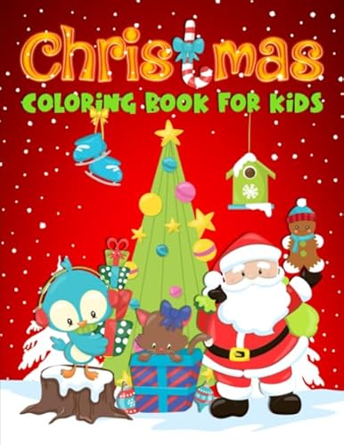 Stock image for Christmas Coloring Book for Kids: 35 Cute Illustrations for Children Ages 3-10 for sale by Books Unplugged