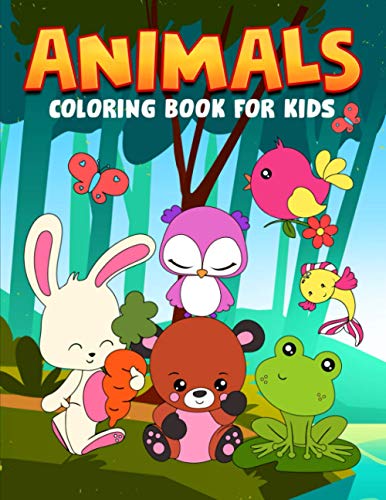Stock image for Animals Coloring Book for Kids: 35 Cute Illustrations for Children Ages 3-10 for sale by MusicMagpie