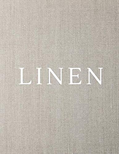 

Linen: A Decorative Book  Perfect for Stacking on Coffee Tables & Bookshelves  Customized Interior Design & Hom