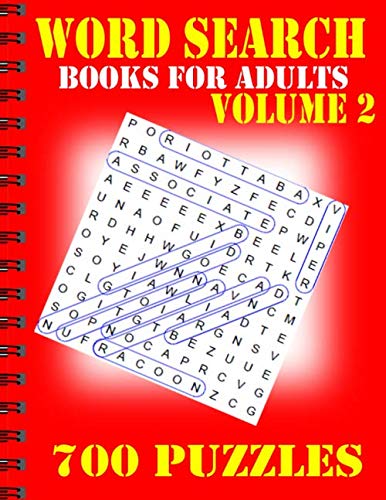 Stock image for Word search books for adults Volume 2: 700 Puzzles for sale by Revaluation Books