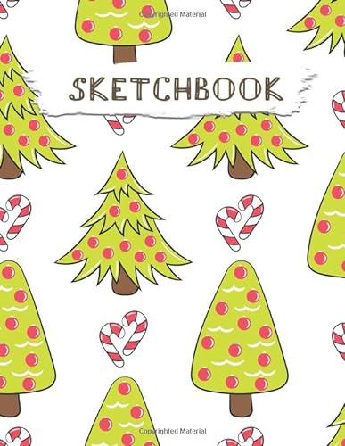 Stock image for Sketchbook: Christmas Pattern Practice Drawing, Paint, Write, Doodle, Large Blank Pages 8.5 x 11 for Notes, Sketching, Creative Diary, Manga and Journal (Volume 37) for sale by Ergodebooks