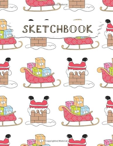 Stock image for Sketchbook: Christmas Pattern Practice Drawing, Paint, Write, Doodle, Large Blank Pages 8.5 x 11 for Notes, Sketching, Creative Diary, Manga and Journal (Volume 40) for sale by Ergodebooks